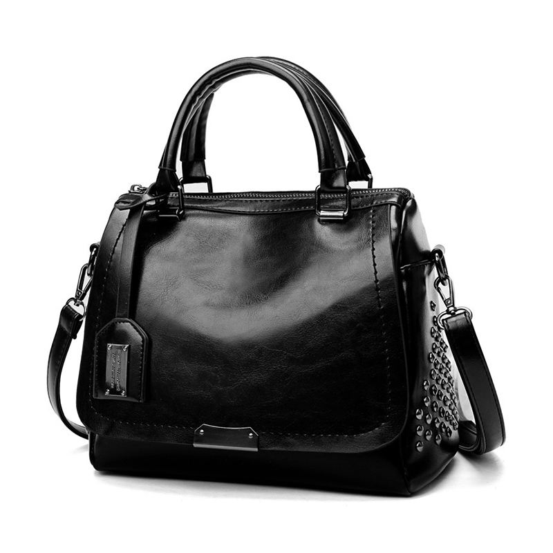 Bolsos de mano grandes y baratos para mujer, carteras de cuero