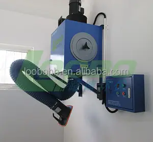 Montado en la pared Extractor de humos de soldadura/sistema de filtración para soldadura Filtro de polvo