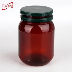 250cc Bruin Amber Huisdier Plastic/Pil Fles/Sex Capsules Fles In India Met Oem Kleur Tamper Proof Cap/Deksel