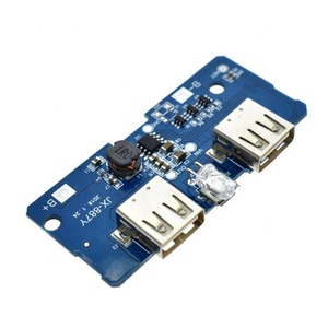 18650 pin 3.7 V để 5V2A boost đun đối DIY ngân hàng điện Kép <span class=keywords><strong>USB</strong></span> Mạch Đầu Ra Hội Đồng Quản Trị - Product Image 2
