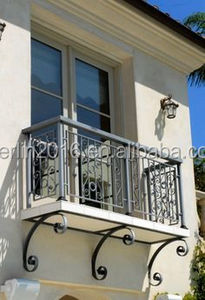 Rampe de balcon en <span class=keywords><strong>fer</strong></span> forgé antique, portes françaises en <span class=keywords><strong>fer</strong></span> forgé - Product Image 1