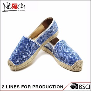 Negozio Fannullone Iuta Riciclare Scintillio Delle Ragazze Scarpa - Product Image 1