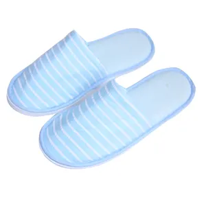 Personalized White Disposable Hotel Slippers High Quality Hotel/Spa /Indoor Slipper