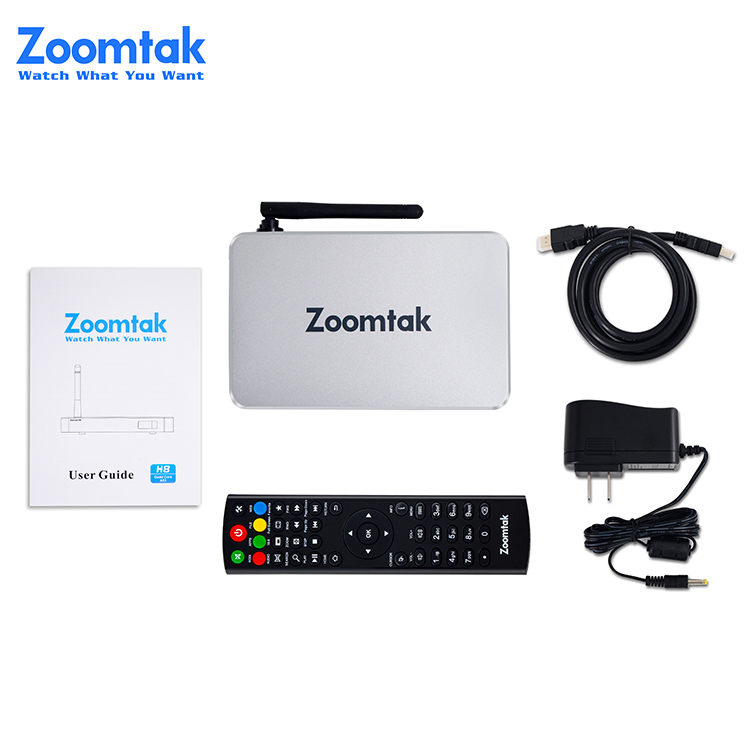 Amlogic s905X Google Android 6.0 satélite cuadro negro receptor del internet tv