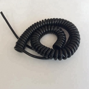 PU Coating Colorful Elastic <strong>Coil</strong> Cord Flexible Spring Spiral <strong>Cable</strong>, Industrial Automation Machinery Equipment - Product Image 3