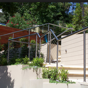 Lan Can Bằng Đồng Cường Lực Bằng Thép Không Gỉ Cường Lực Tấm Kính Cường Lực Hình Lá <span class=keywords><strong>Perspex</strong></span> - Product Image 3