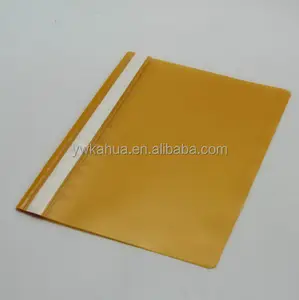 Office stationery transparent plastic document pp file folder L shape folder management file and report folder