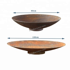 Barbecue en Acier de 80cm, prix de gros, Patio d'extérieur, dans l'arrière-cour, Barbecue circulaire, Corten, foyer - Product Image 4