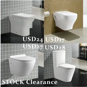 CHEAP sanitary ware WC Wall Hung Toilets Two piece toilet Bakc to wall toilet for sale