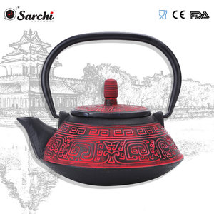 Ensemble de <span class=keywords><strong>théière</strong></span> <span class=keywords><strong>marocaine</strong></span> <span class=keywords><strong>théière</strong></span> en émail pour bouilloire en fonte domestique - Product Image 2