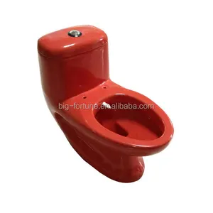 बिक्री के लिए शास्त्रीय मंजिल घुड़सवार सस्ते लाल शौचालय