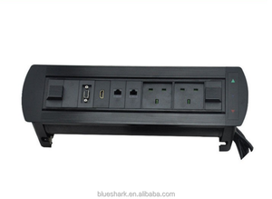 mutilmeida motorizada eléctrica rotación de escritorio con RJ45 Red, USB, HDMI, VGA, <span class=keywords><strong>3</strong></span>.5mm audio para escritorio de oficina - Product Image 5