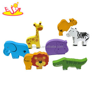 Il gioco cognitivo prescolare economico gioca il piccolo animale di legno di puzzle per il bambino W14D055 - Product Image 4