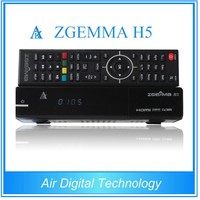 Grande promotion ZGEMMA H5 Décodeur satellite original H.265 Décodeur TV Combo DVB S2 + DVB T2/C