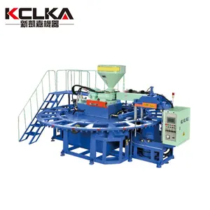KCLKA PVC One Color Air Blowing Sole Slipper And Jelly Sandal Shoes Injection Molding Machine