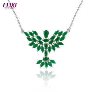 Brasil estilo rodio plateado joyería colgante collares al por mayor - Product Image 1