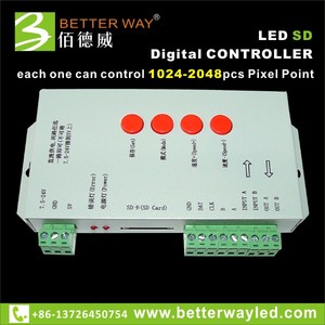 <span class=keywords><strong>T</strong></span> 1000s LED DMX controlador, puede soportar la luz 1024/2048 píxeles artnet Madrix DC5V-24V - Product Image 1