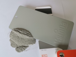 Qualicoat RAL7015 Gris <span class=keywords><strong>ardoise</strong></span> Couleur lisse Mat Brillant Fournisseur fabricant Revêtement en poudre uréthane pour extérieur pour plaque refroidie par liquide - Product Image 4