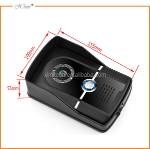 Niza vidio puerta intercome teléfono <span class=keywords><strong>con</strong></span> 7 "color TFT LCD y cámara CMOS exterior uno a uno de vídeo <span class=keywords><strong>portero</strong></span> automático - Product Image 6