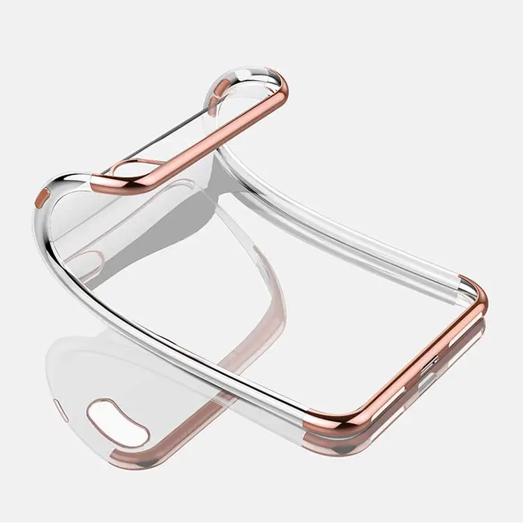 Ucuz toptan cep telefonu aksesuarları darbeye dayanıklı TPU cep telefonu kılıfı iPhone 6 7 6S 7 artı kaplama durumda şeffaf