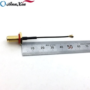 Câble coaxial étanche IP67 SMA femelle traversant un panneau vers U.FL, conducteur en cuivre plaqué or 1,13 mm pour <span class=keywords><strong>WiFi</strong></span> GPS GSM - Product Image 5