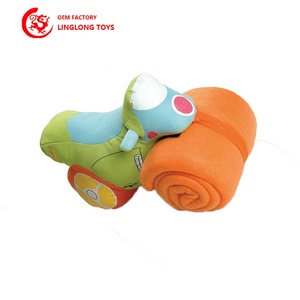 Couverture de <span class=keywords><strong>moto</strong></span> en peluche créative Couverture en peluche douce pour climatisation Logo imprimable personnalisé Couverture d'oreiller en polaire corail - Product Image 3