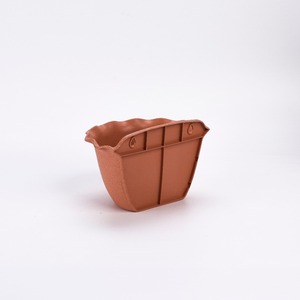 Wholesale Cheap New <strong>Half</strong> Round <strong>Terracotta</strong> Color Simple Vertical <strong>Wall</strong> Hanging Garden Flower <strong>Pot</strong> Plastic Planter Flowerpot - Product Image 6