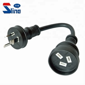 UPS PDU Adapter Power Cord Cable IEC C14 to <strong>Australian</strong> 3 Pin Mains Leads <strong>Plug</strong> Male to Female Socket With Australia SAA Approval - Product Image 3