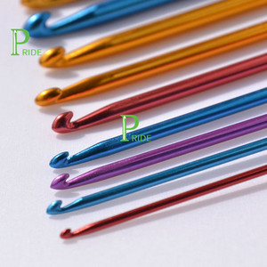 Juego de Agujas de <span class=keywords><strong>Ganchillo</strong></span> Afgano <span class=keywords><strong>Tunecino</strong></span> de Alta Calidad, Agujas de Tejer de Aluminio de 2 mm a 8 mm, Venta de Fábrica - Product Image 6