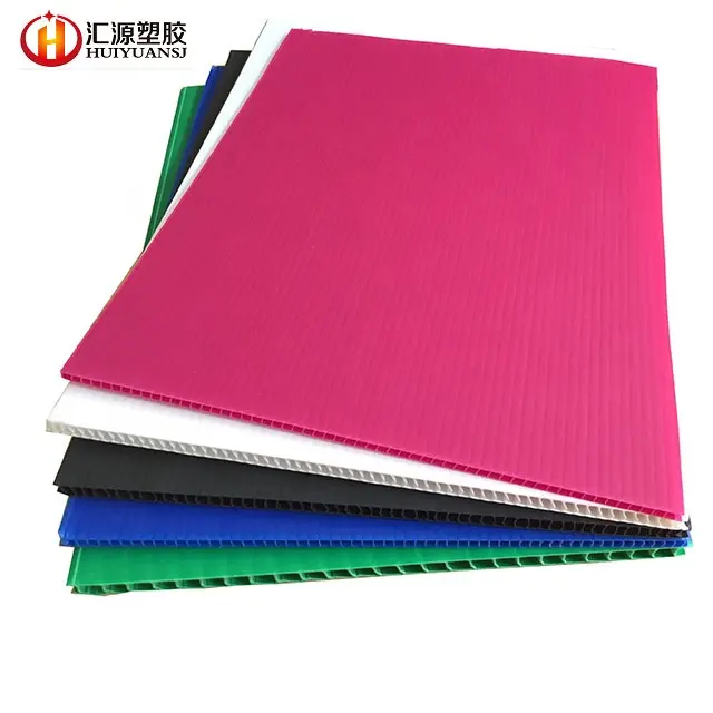 Wholesale Translucent High Strength Recycled Corrug Print Low Price Plastic Pp Hollow Sheet in philippine