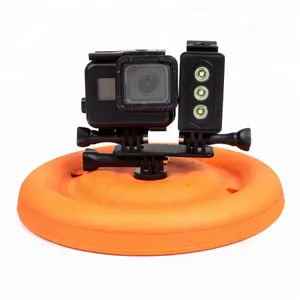 Voor Gopro Actie Camera Duiken Zwemmen Dome Poort Waterdichte Drijvende Floaty Frisbee Mount