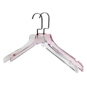 High End Transparent Acrylic Eco-friendly Custom Colors Pants <strong>Clip</strong> <strong>Hanger</strong> Injection Technics Clothes Rack Coat <strong>Hanger</strong> Wholesale - Product Image 4