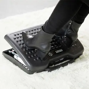 Ergonomic Design Adjustable Plastic Massage Footrest