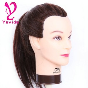 Cabeza <span class=keywords><strong>de</strong></span> maniquí <span class=keywords><strong>natural</strong></span>, cabeza <span class=keywords><strong>de</strong></span> entrenamiento <span class=keywords><strong>de</strong></span> cabello, <span class=keywords><strong>muñeca</strong></span> <span class=keywords><strong>de</strong></span> Maniquí <span class=keywords><strong>de</strong></span> peluquería al por mayor - Product Image 1