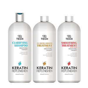 Set Professionale per Lisciatura <span class=keywords><strong>Capelli</strong></span> alla Cheratina Brasiliana, <span class=keywords><strong>Trattamento</strong></span> Idratante Anti-Crespo Senza Formaldeide - Product Image 3