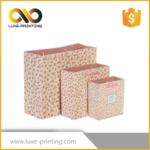 Plaine recyclé <span class=keywords><strong>brun</strong></span> sacs en papier dans la taille différente avec poignées - Product Image 4