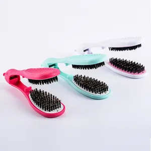 लागत-प्रभावी विभिन्न प्रकार ताररहित गर्म प्लास्टिक बाल ब्रश बाल straightener ब्रश