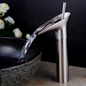 Hot bán New Arrival Chất lượng cao Brass Thác Lưu vực tap thời trang <span class=keywords><strong>Wine</strong></span> cup hình vòi nước cho phòng tắm van gốm - Product Image 4