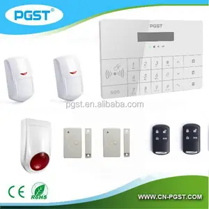 Precio de fábrica GSM sistema de seguridad casero y panel de control de alarma de alarma gsm 433 mhz, CE RoHS