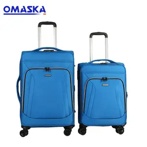 新设计蓝色 20 24 28英寸男士女士 OEm 定制旅行包手提箱行李套装