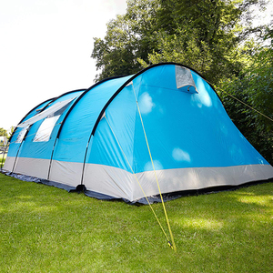 Grande <span class=keywords><strong>tente</strong></span> de camping de luxe pour <span class=keywords><strong>6</strong></span> personnes avec toit ouvrant, <span class=keywords><strong>tente</strong></span> <span class=keywords><strong>tunnel</strong></span> <span class=keywords><strong>familiale</strong></span> avec paroi avant amovible - Product Image 4