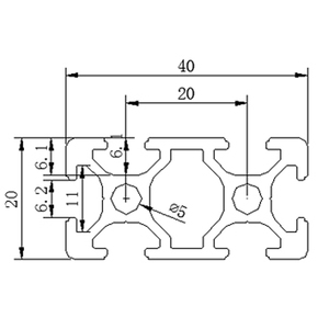 2040 t di slot di vendita della fabbrica di alta qualità industriale <span class=keywords><strong>profili</strong></span> in <span class=keywords><strong>alluminio</strong></span>, <span class=keywords><strong>20x40</strong></span> profilo estruso di <span class=keywords><strong>alluminio</strong></span> - Product Image 5