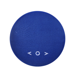 Mejor calidad de sonido inalámbrico Mesa Redonda de diente azul con imbécil portátil redondo Mini altavoz con montaje magnético - Product Image 2