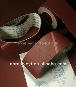 best price wholesale china factory quality aluminum oxide deerfos abrasive belt