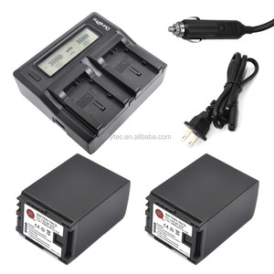 Rapide LCD Double Canal <span class=keywords><strong>Chargeur</strong></span> De Batterie pour Canon BP-828 BP-820 HF G30 HFG30 XA20 - Product Image 4