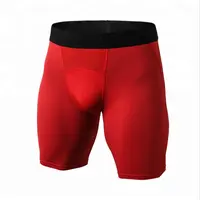 Pantalones cortos de compresión de LICRA para hombre, alta calidad, para gimnasio, deportes, Fitness