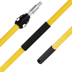 Palo telescópico de fibra de vidrio, varilla de extensión de aluminio, dispositivo de bloqueo de botón de resorte, poste extensible telescópico - Product Image 5