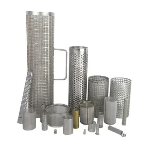 50 60 Micron 316 Stainless Steel Perforated Sintered Metal Wire Mesh Filter Tube