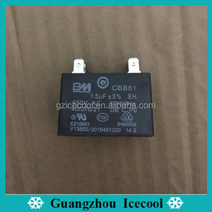Condensador de Motor <span class=keywords><strong>BM</strong></span> 1.5uf 450V <span class=keywords><strong>CBB61</strong></span> con 4 Pines - Product Image 1