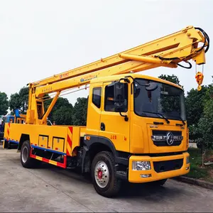 Dongfeng 4X2 Hoge Platform Hydraulische Beam Lifting Truck Aerial Lift Emmer Vrachtwagen